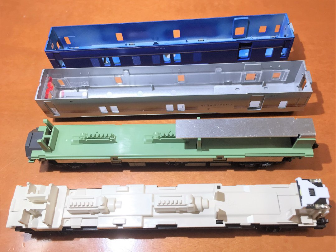 TOMIX カヤ27 を弄る。カシオペア用 予備電源車 | NGaugeJP - 横濱模型