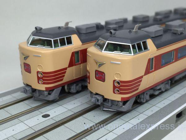 485系（仙台車両センターA1・A2編成）セット 入線です。TOMIX 98961