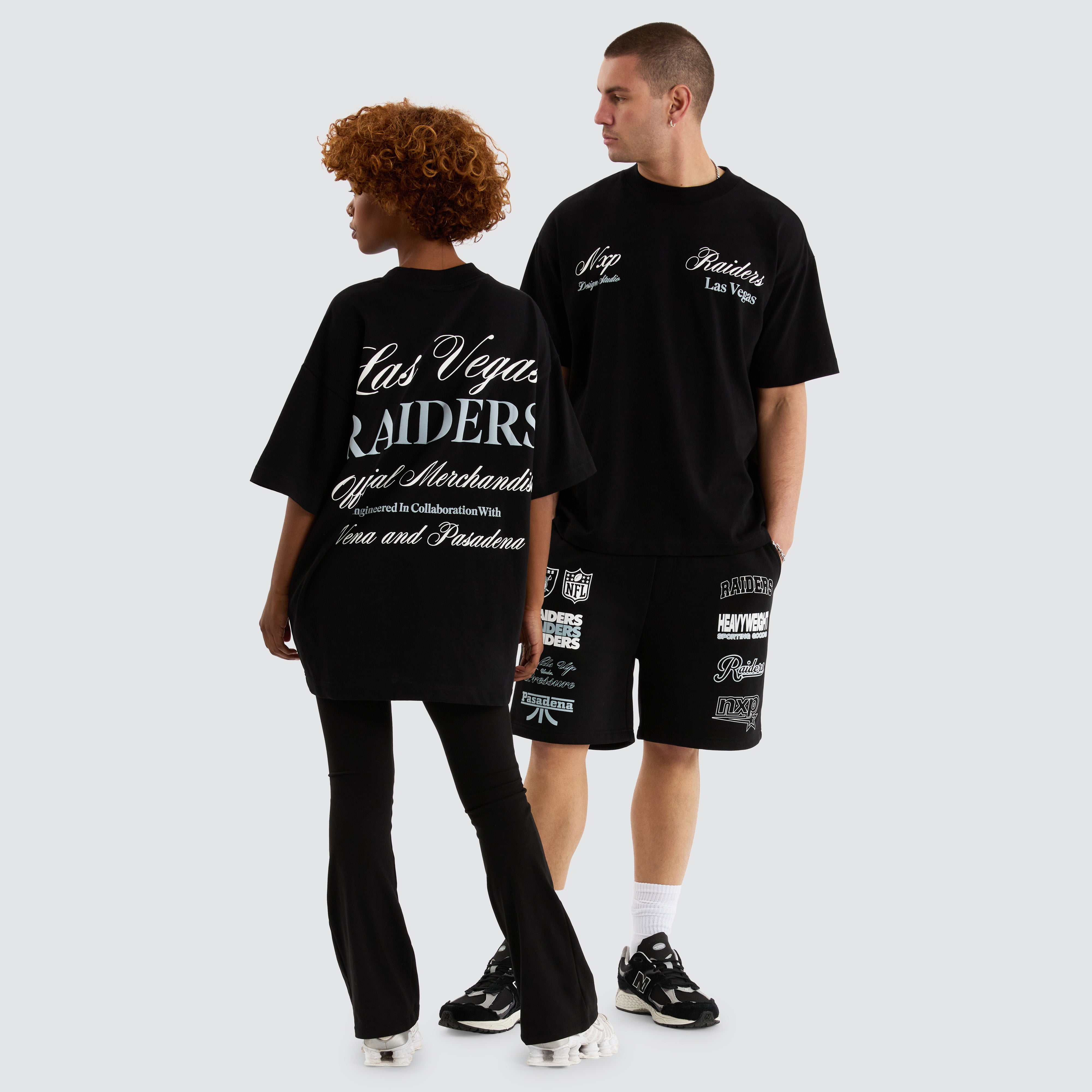 NXP x NFL Las Vegas Raiders Heavy Tee in Jet Black | NXP