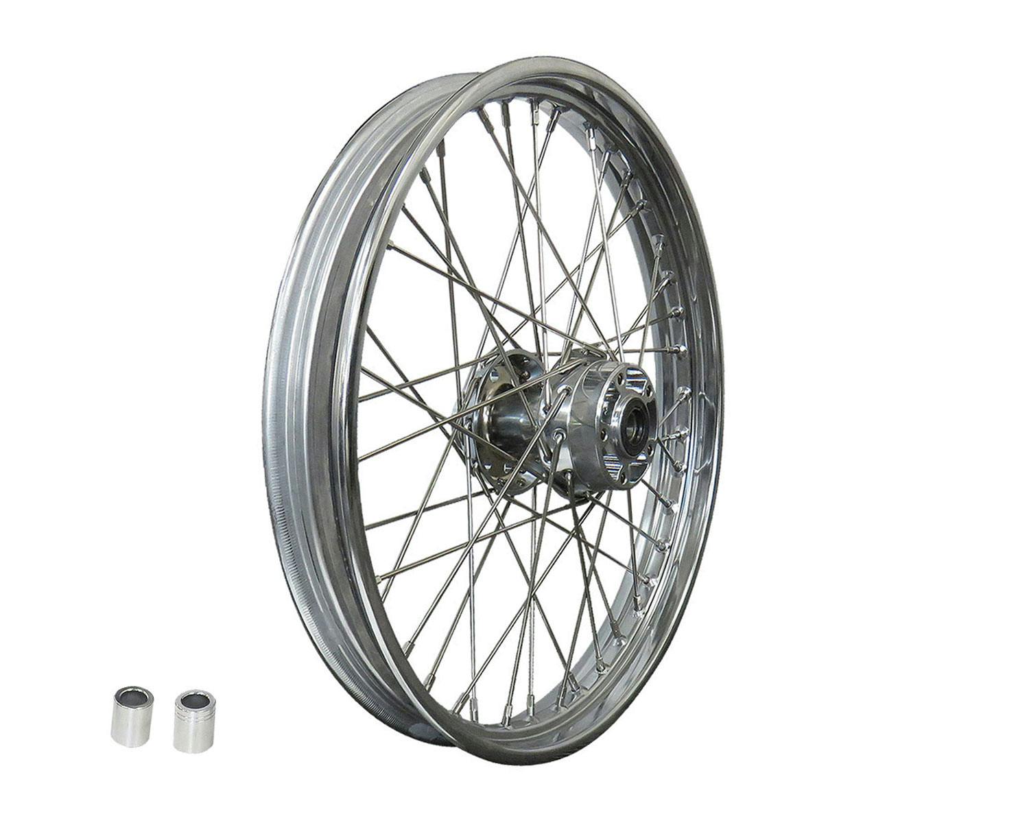 ハーレー ソフテイル クロームホイール 前後セット ホイールのみ