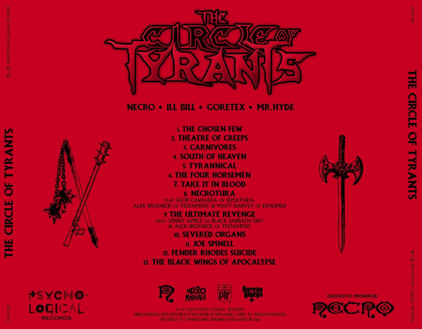 The Circle Of Tyrants CD - NECRO SUPER STORE – NECRO SUPER STORE