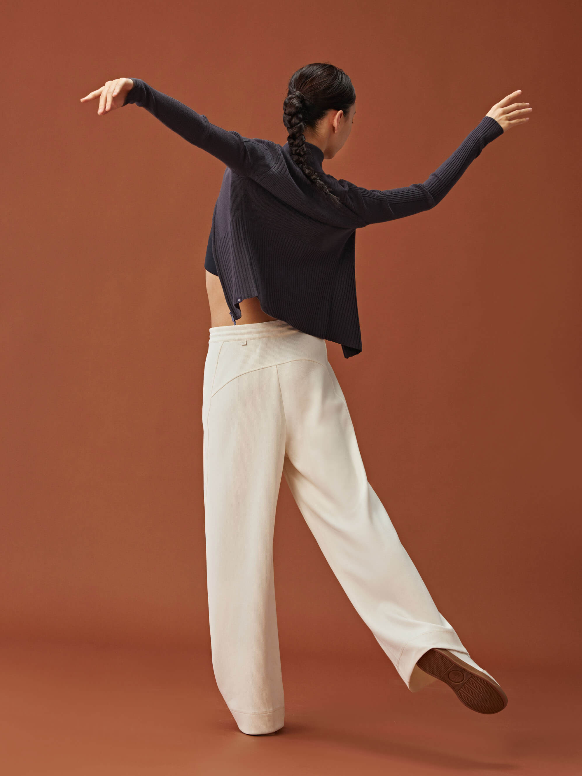 NEIWAI ACTIVE X NYCB Ribbed Zip Cardigan