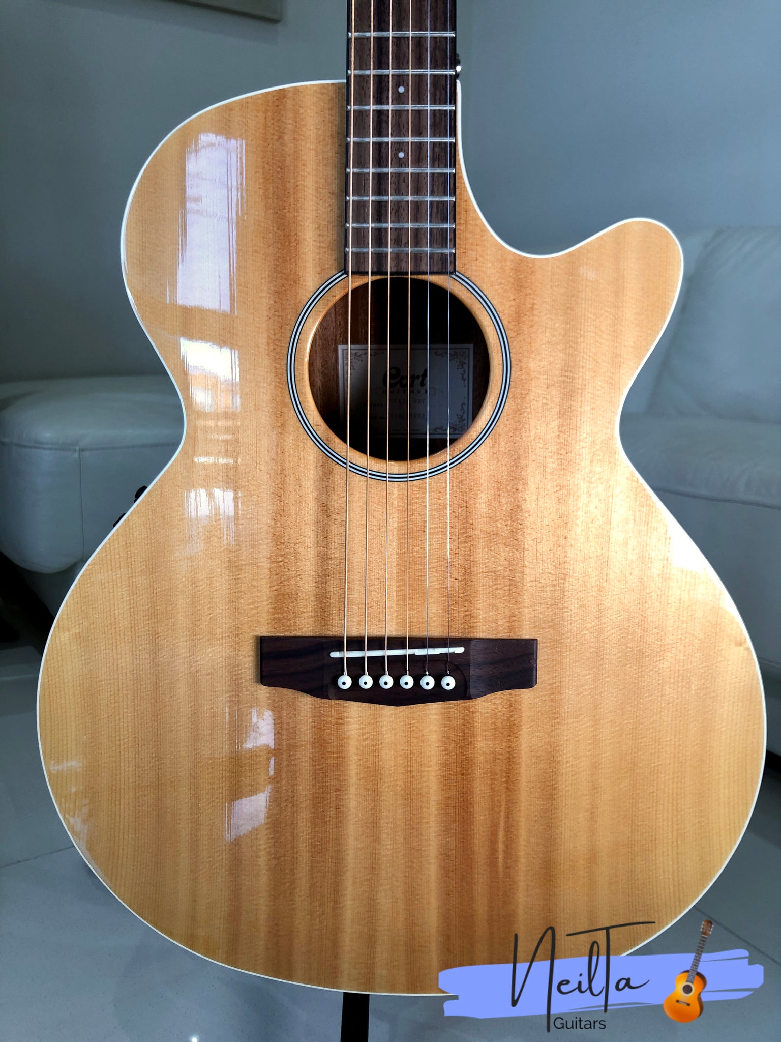CORT SFX-1F ACOUSTIC ELECTRIC GUITAR - NATURAL – Neil Ta Music