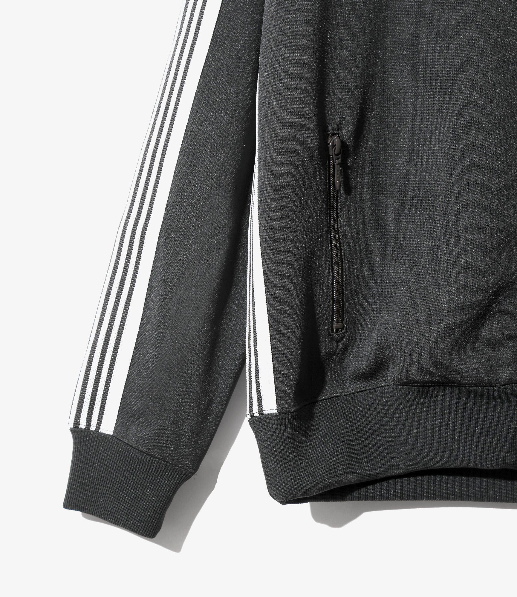 Track Jacket – Charcoal Smooth Polyester | Needles | Nepenthes London