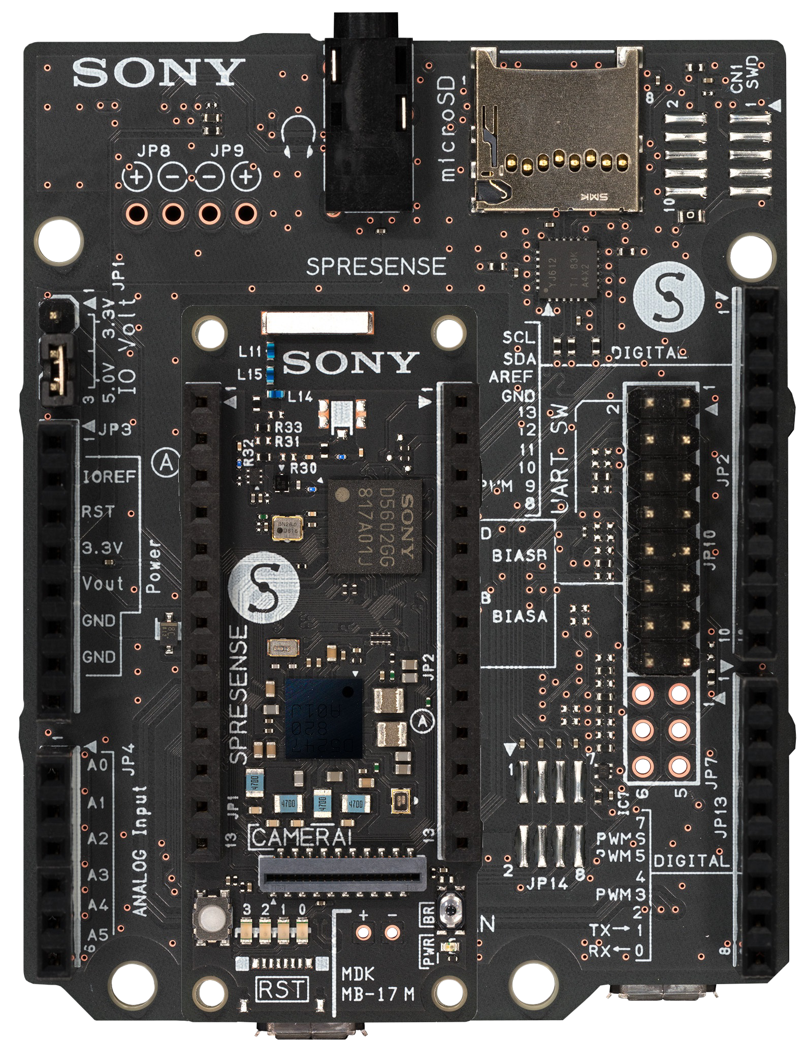 Sony SPRESENSE メインボード・カメラボード・wifiボードセット
