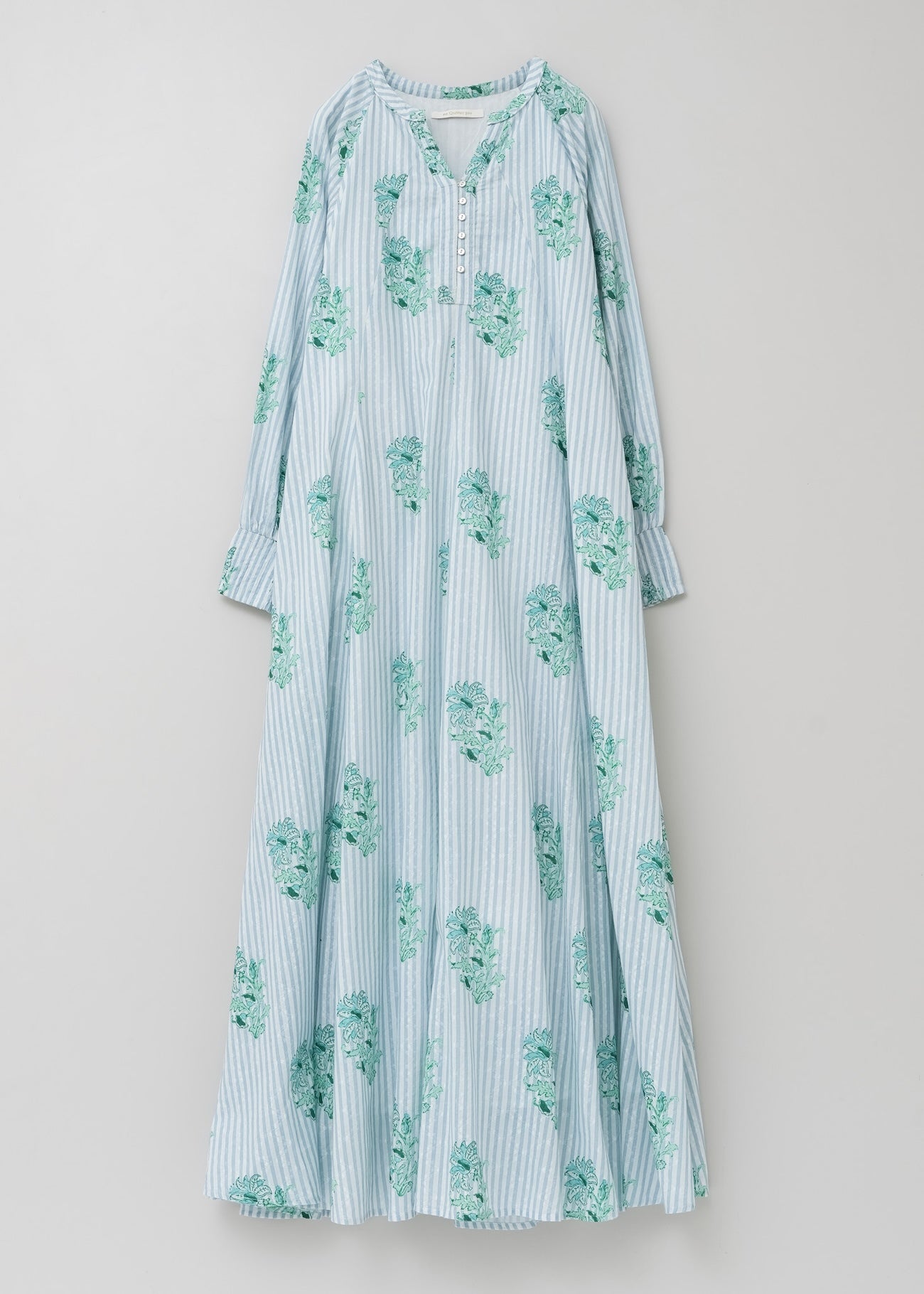 Cotton Jacquard Lily Print Flare Dress | Pasand by ne Quittez pas