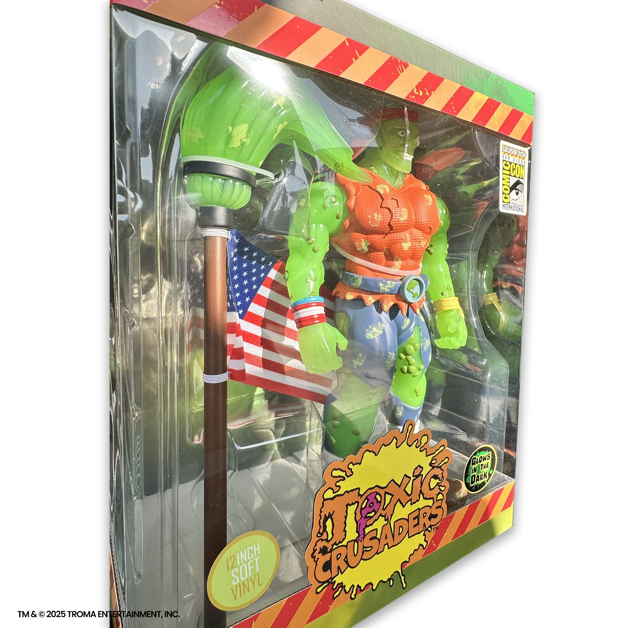 Toxic Crusaders - Toxie Soft Vinyl Figure - Translucent Variant