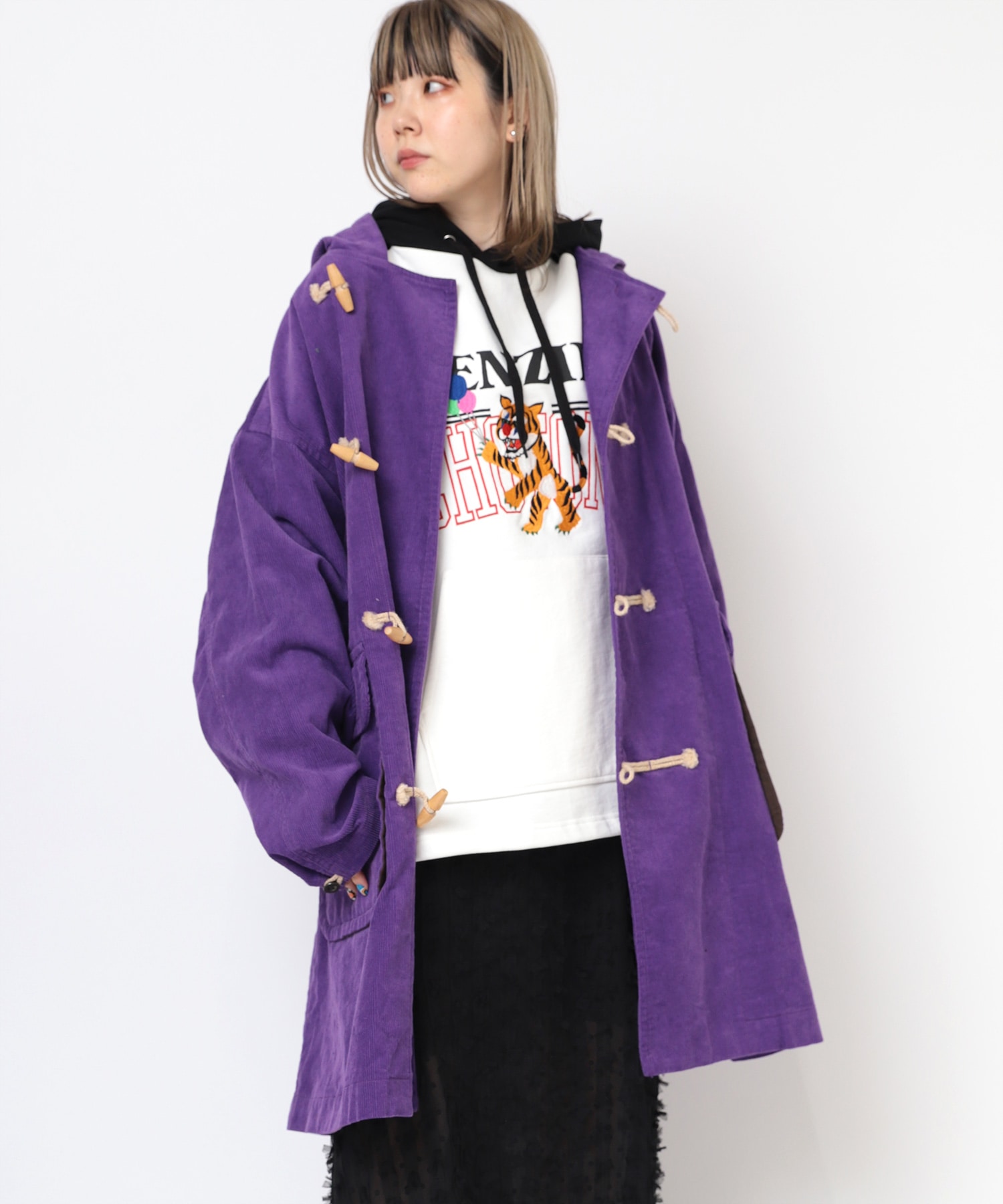 C0781 BIGダッフルコート(M グリーン): アウター - RNA ONLINE STORE