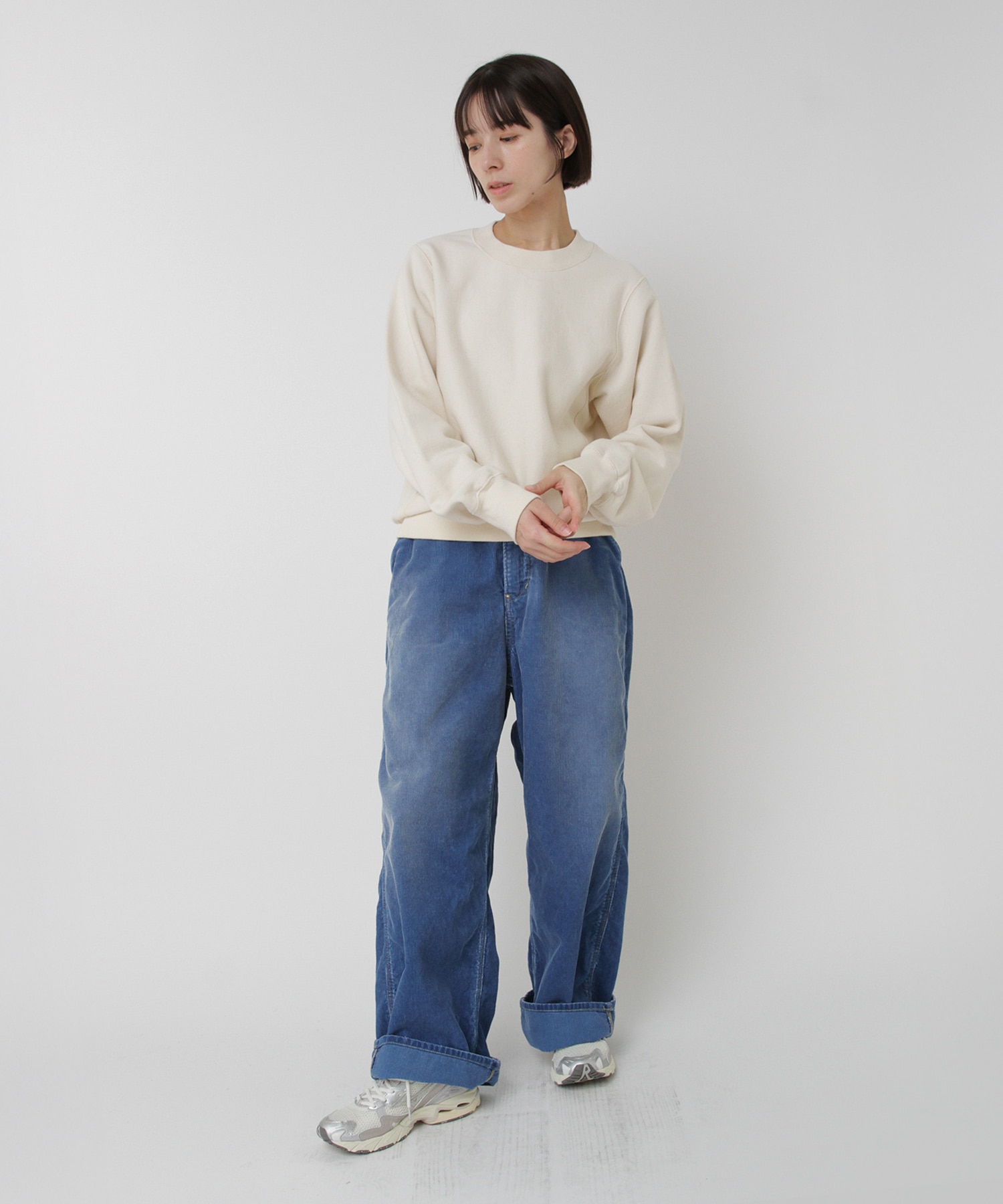 M2571 ヴィンテージライクスウェット(F キナリ): トップス - RNA