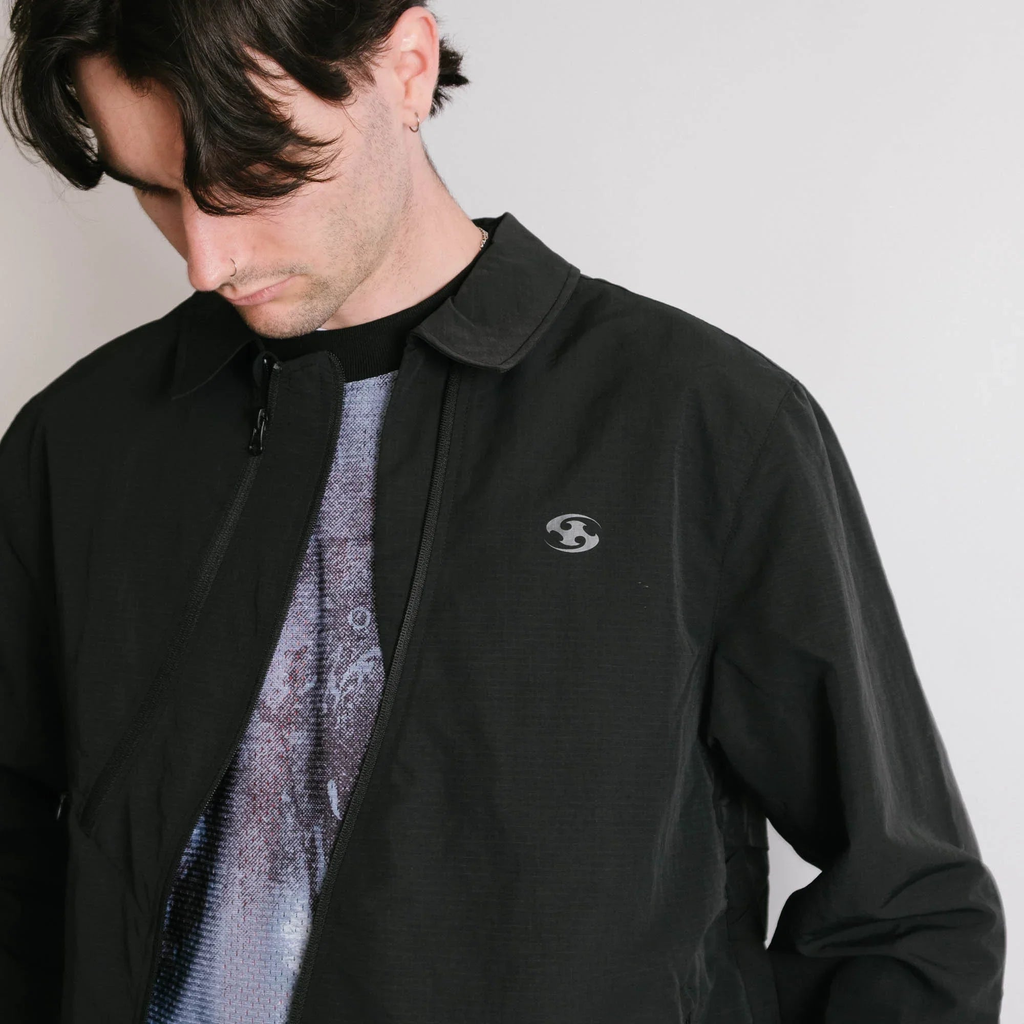 San San Gear Coach Jacket - Black