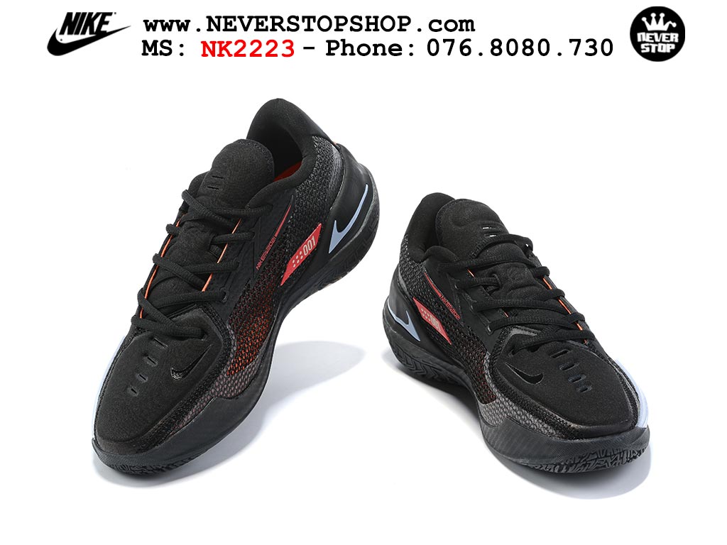 Giày bóng rổ nam NIKE ZOOM GT CUT 1 BLACK HYPER CRIMSON