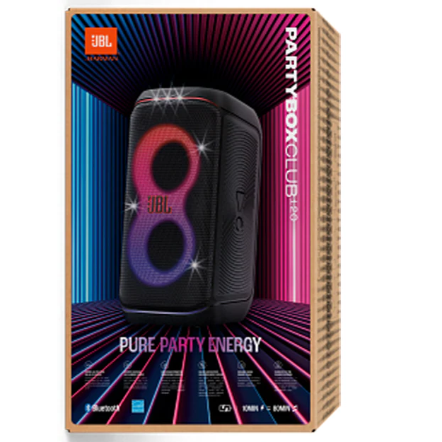 JBL Partybox Club 120 Portable Bluetooth Party Speaker - Black