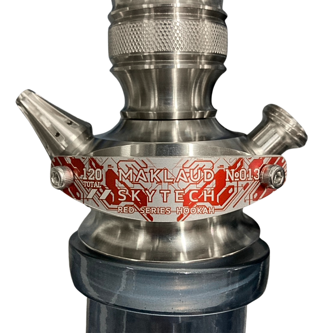 シーシャパイプ本体｜SKYTECH【RED】－ LIMITED EDITION – MAKLAUD