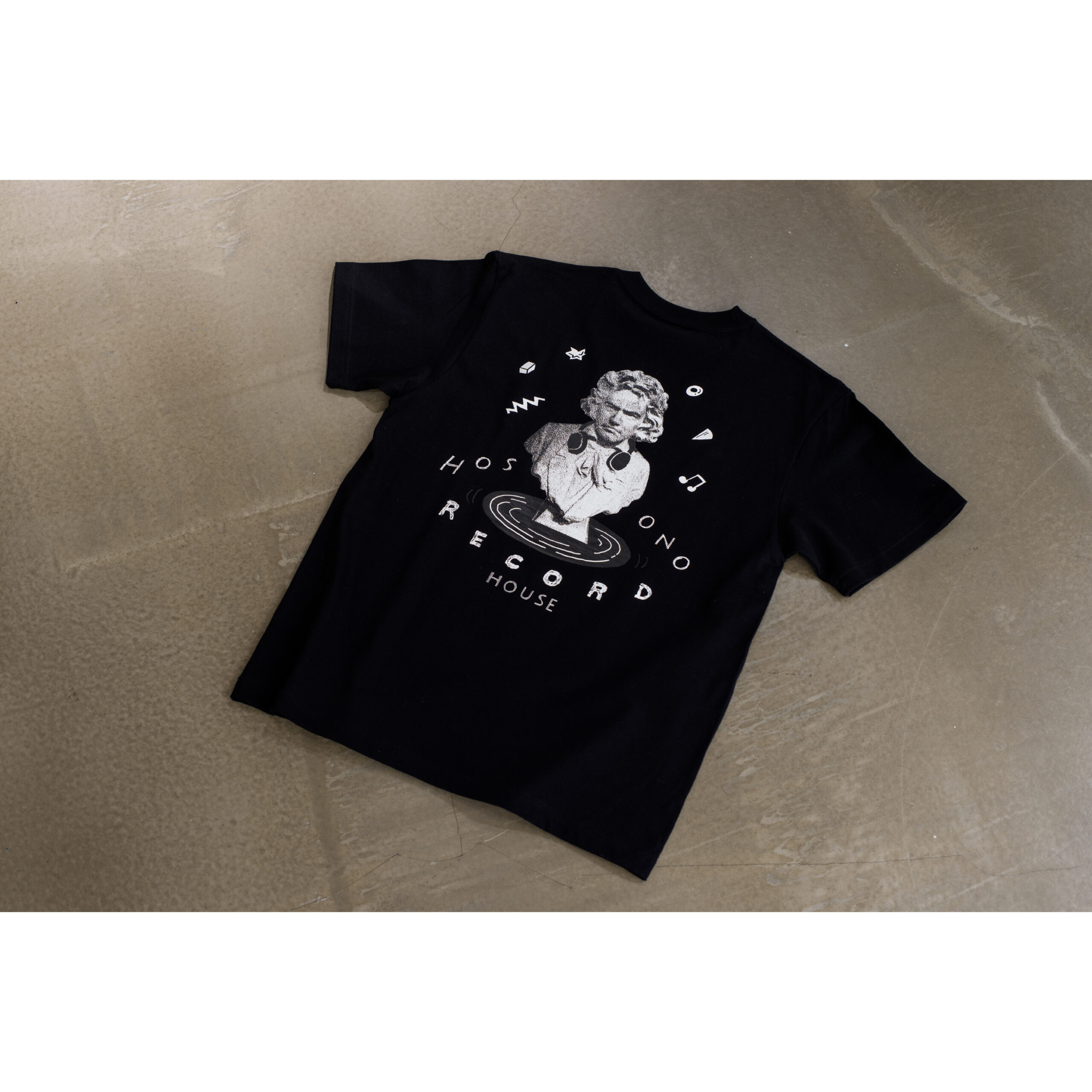 細野晴臣 - HOSONO RECORD HOUSE Tee [Black] - New Gallery