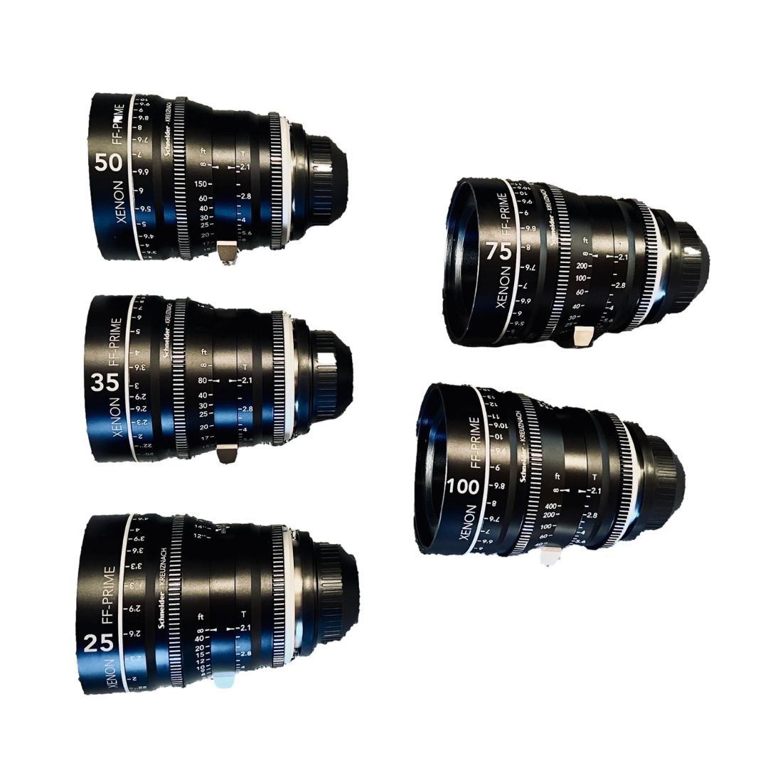 Schneider Kreuznach Xenon FF Prime 5 Lens Set-25, 35, 50, 75