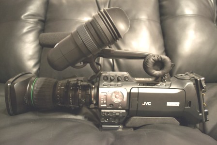 JVC GY-HM750 ProHD Camcorder w/Switronix Power & Light Kit