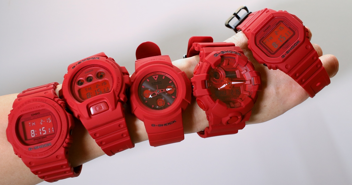 写真で見る! - G-SHOCK 35周年記念モデル第3弾「RED OUT」 | マイナビ