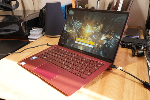 13.3型スリムノートPC「ASUS ZenBook S」レビュー - 紅き衣をまとった