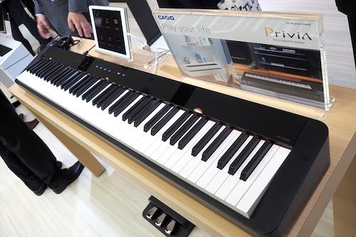 カシオからスリムな電子ピアノ、新「Privia」 - 音にも弾き心地にも