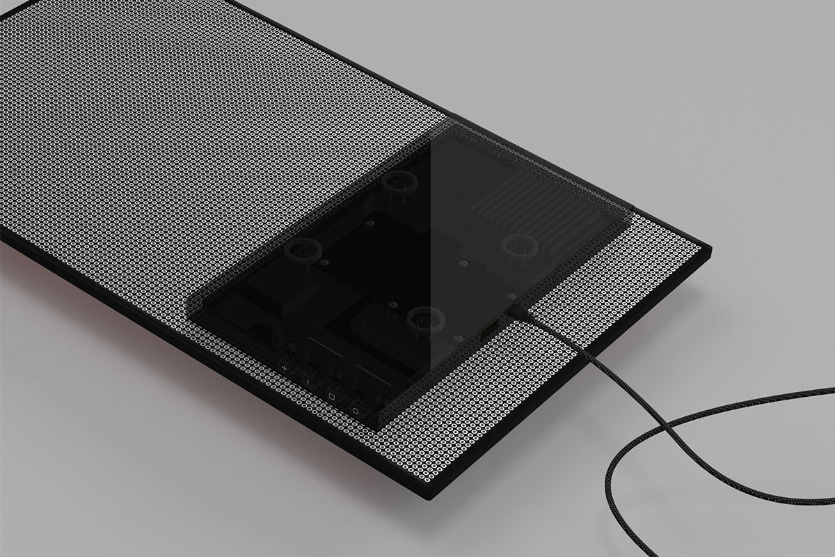 好きなデジタルアートを流せるタテ型ディスプレイ「Mono X7」 | マイ