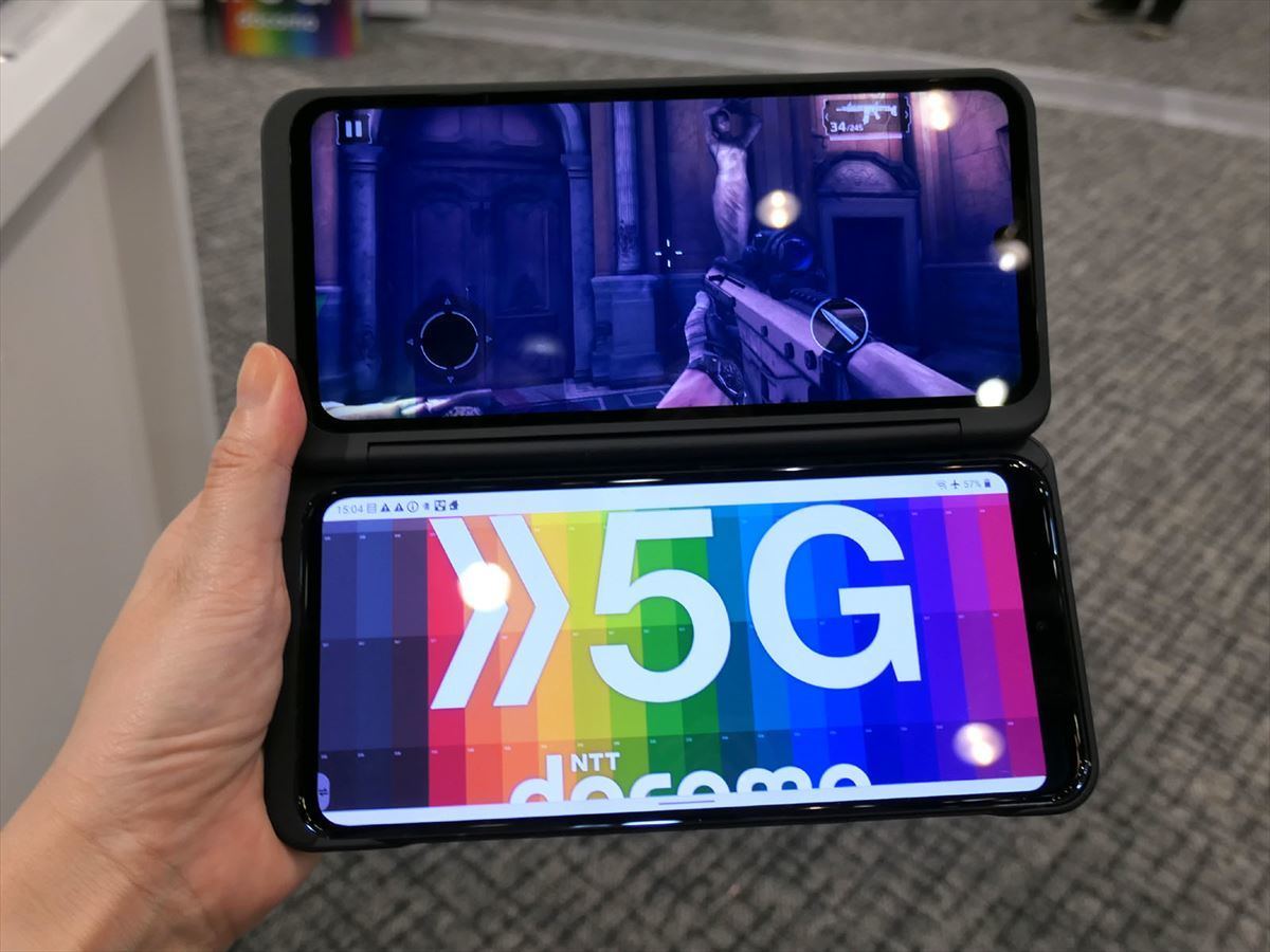 ドコモ「LG V60 ThinQ 5G」L-51A【実機で見る5Gスマホ】 | マイナビ