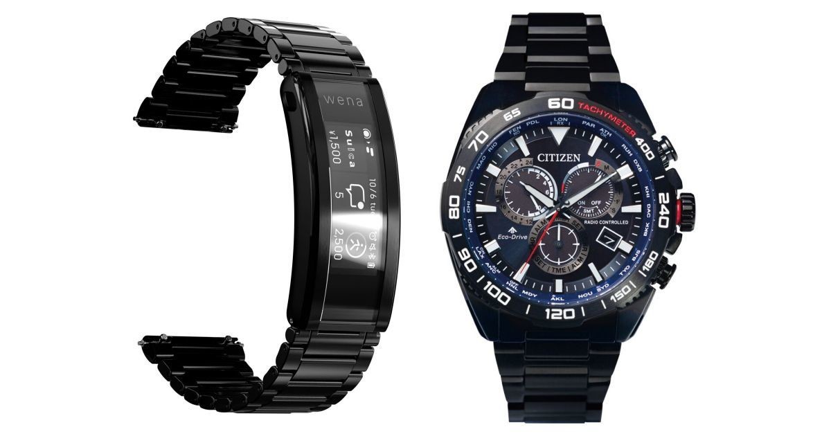 シチズン、ソニーのスマートウオッチ「wena3」を搭載した腕時計を展開