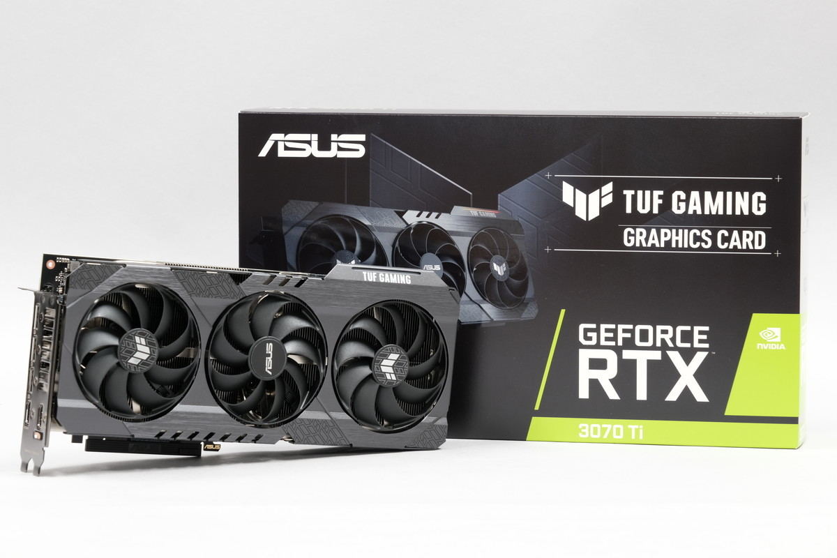 上位モデル譲りの高性能クーラー！ ASUS TUF Gamingの3070 Tiを試用