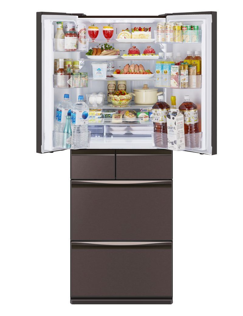 三菱、AIが全室を最適に制御する「野菜室が真ん中」の冷蔵庫 | マイ