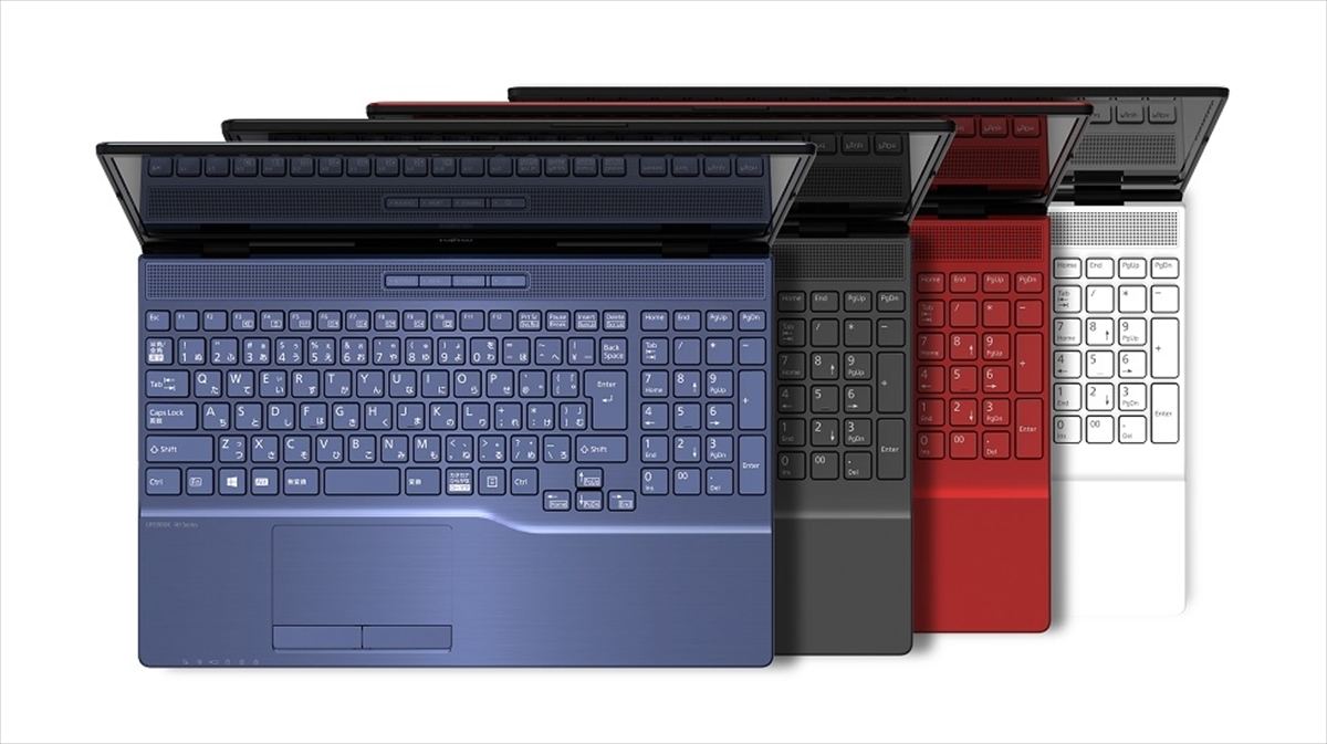富士通、15.6型ノートPC「LIFEBOOK AH」新モデル - AMD搭載モデルが