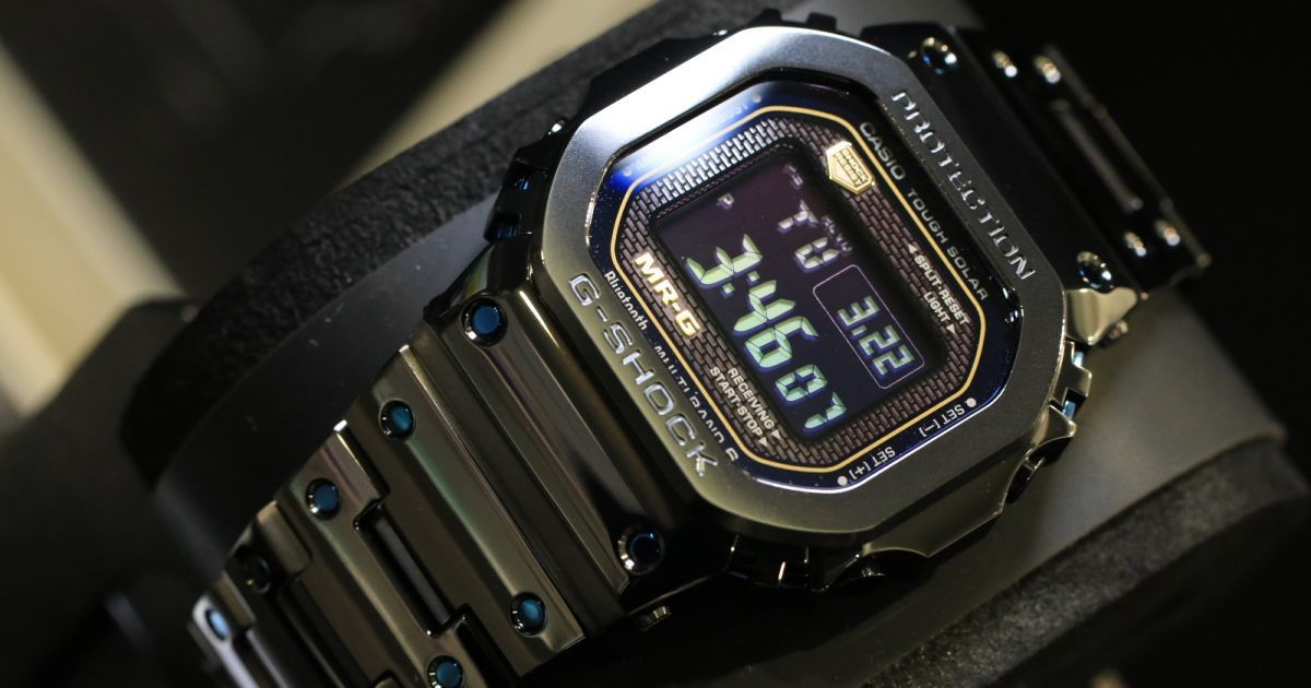 カシオ2022年6月発売のG-SHOCK「MRG-B5000BA」「GMW-B5000TVB」を実機