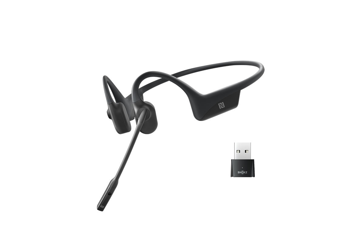 Shokz、PC用アダプタ付きの骨伝導ヘッドセット「OpenComm UC」 | マイ