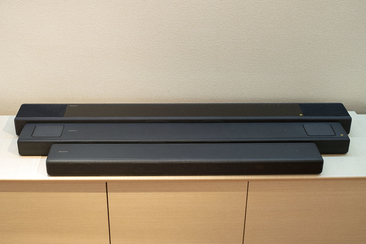 ソニー、360立体音響も楽しめる一体型3.1chサウンドバー「HT-A3000
