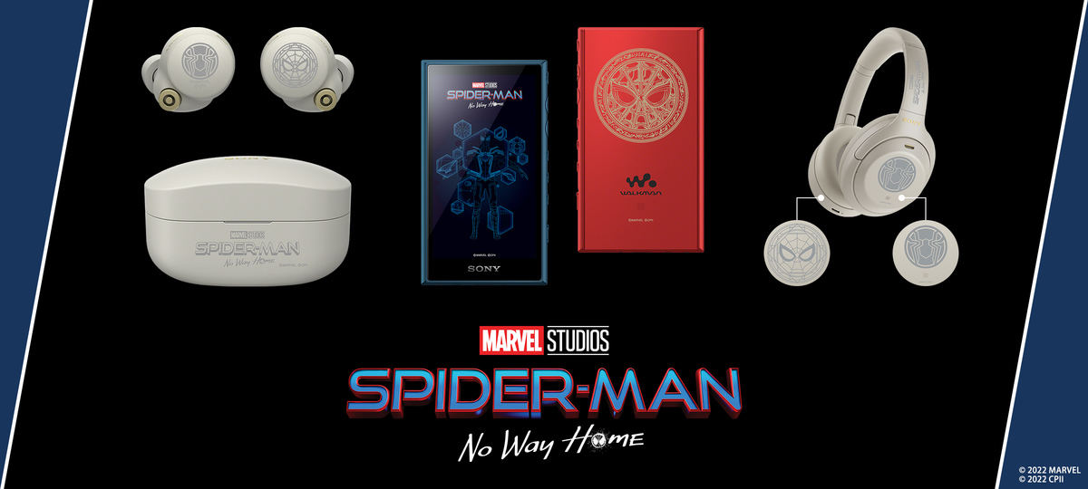 ソニー、「スパイダーマン」の限定ウォークマン/イヤホン/ヘッドホン