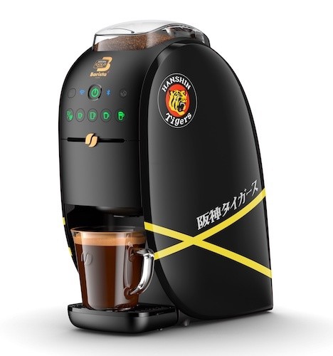 ネスレ「バリスタW」が阪神タイガースとコラボ、黄色のライン＆ロゴが