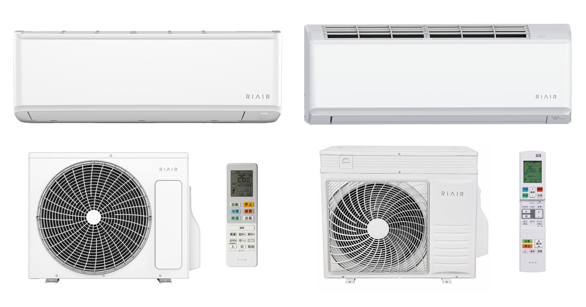ヤマダデンキ、換気機能が充実したルームエアコン「RIAIR」2023年