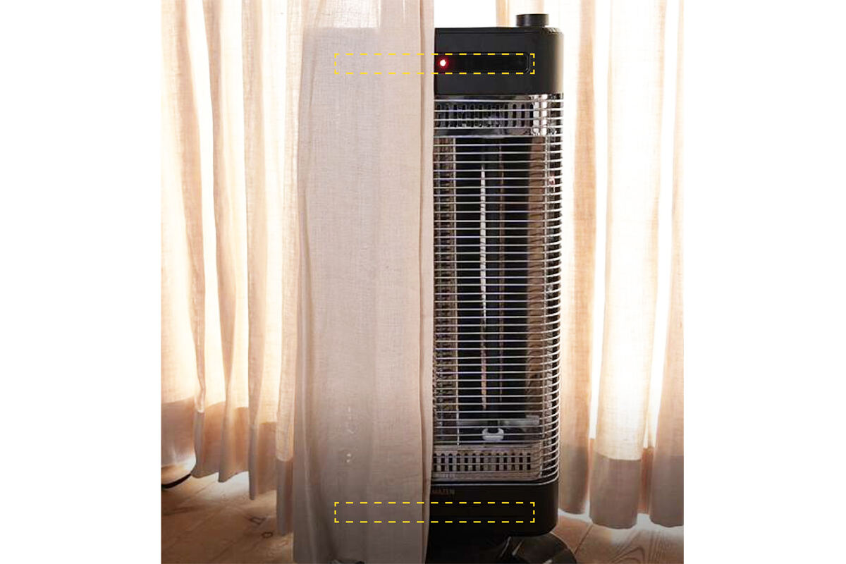 山善、ヒーターからの暖気をファンで送り出す「twinheat PLUS fan