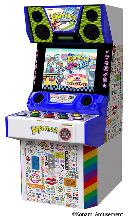 ポップン最新作『pop'n music Jam&Fizz』の稼働が開始