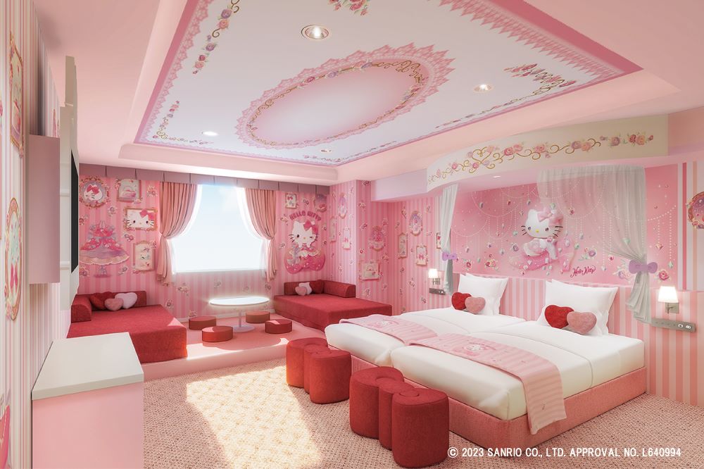 ハローキティとマイメロ・クロミをテーマにしたサンリオのキャラクター