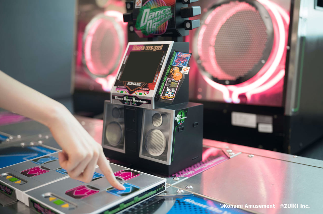 ダンレボ クラシック ミニ』正式発表。手のひらサイズで指でプレイ