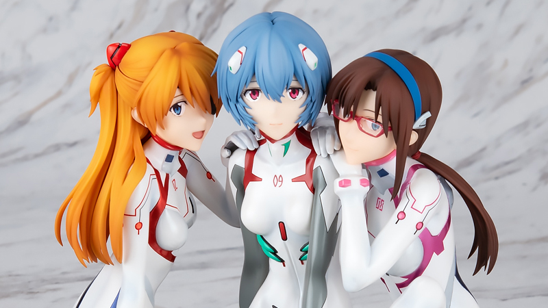 エヴァンゲリオン ウエハース 水着 アスカ レイ マリ psa10