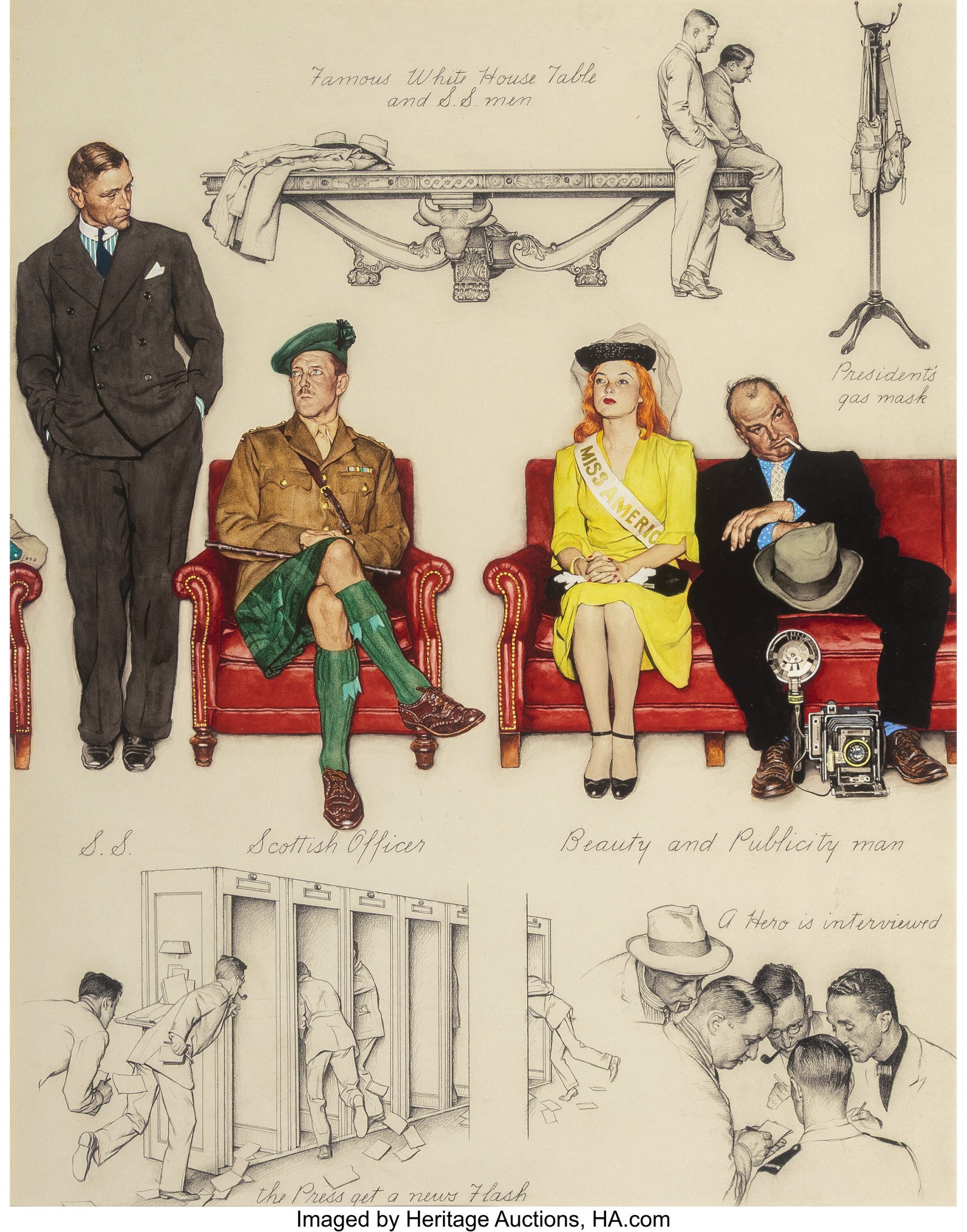 The Story Behind Norman Rockwell's Iconic Thanksgiving Scene