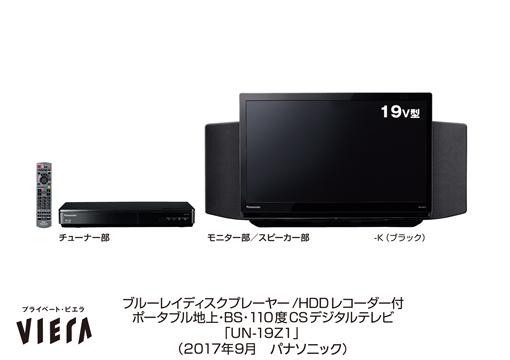 ポータブルテレビ「プライベート・ビエラ」 UN-19Z1を発売 | 個人向け