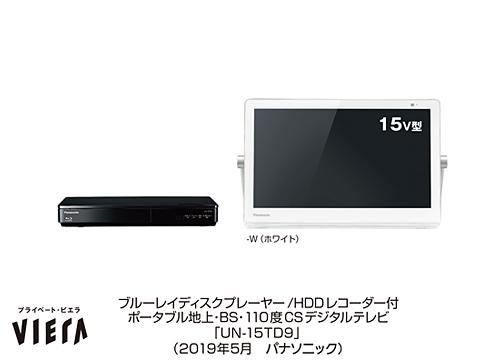 ポータブルテレビ「プライベート・ビエラ」UN-15TD9を発売 | 個人向け