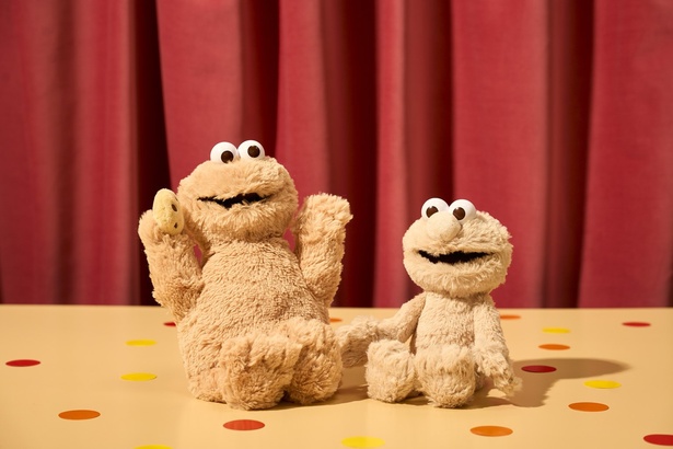 エルモとクッキーモンスターが秋色に変身！セサミストリートマーケット