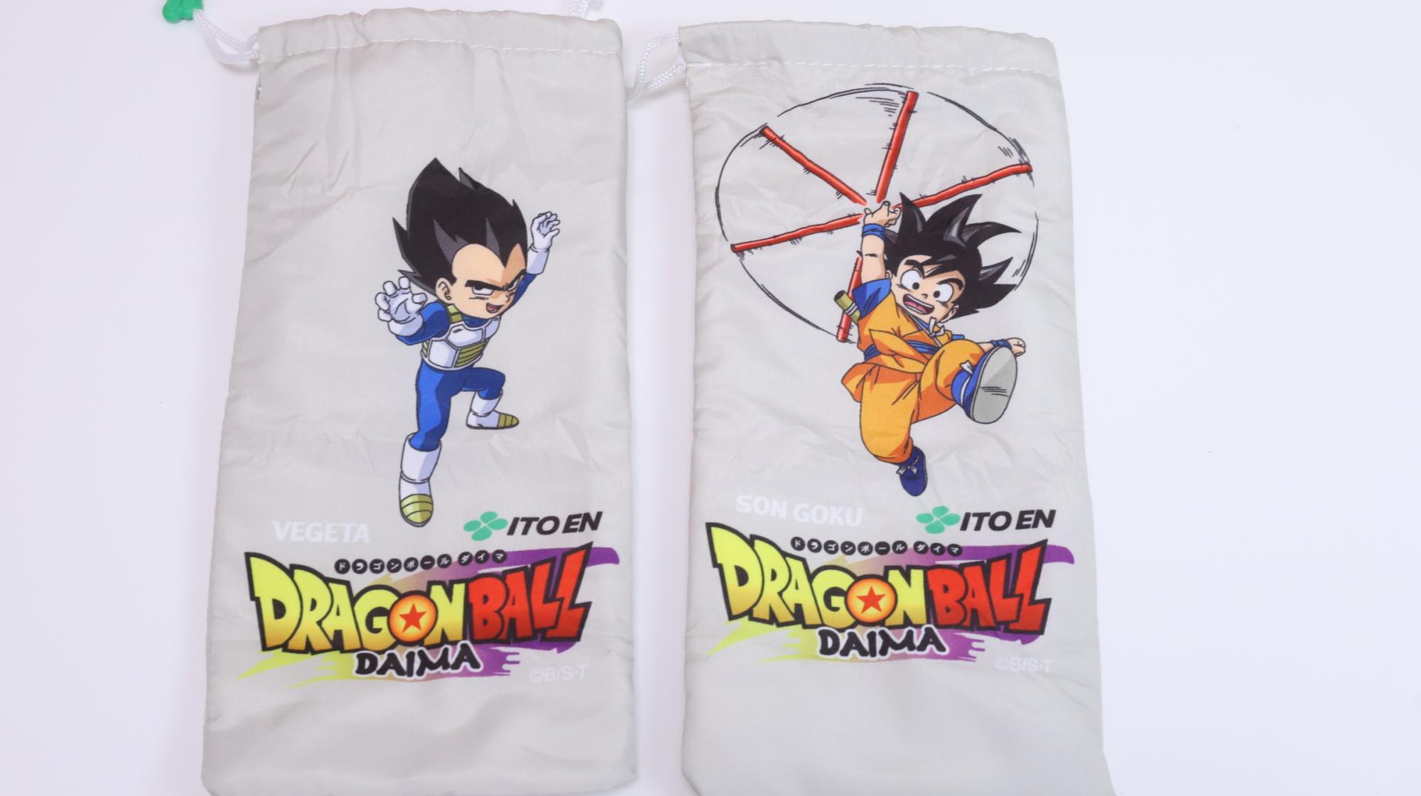 コンビニでドラゴンボールDAIMAのペットボトルカバーが付いた伊藤園の