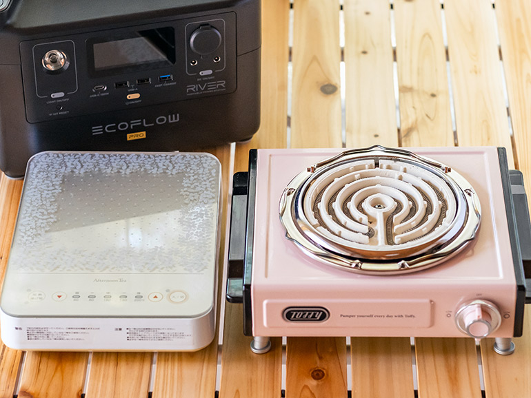 車中泊におすすめなのはどっち？「電気コンロ」と「IH