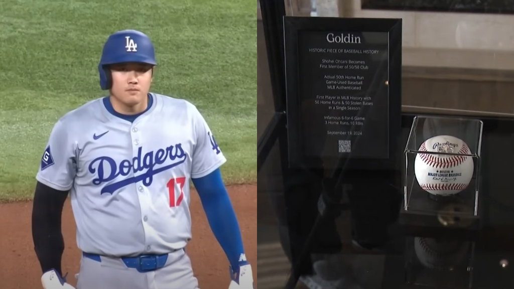 Shohei Ohtani's 50-50 ball sells for $4.39 million amid ownership