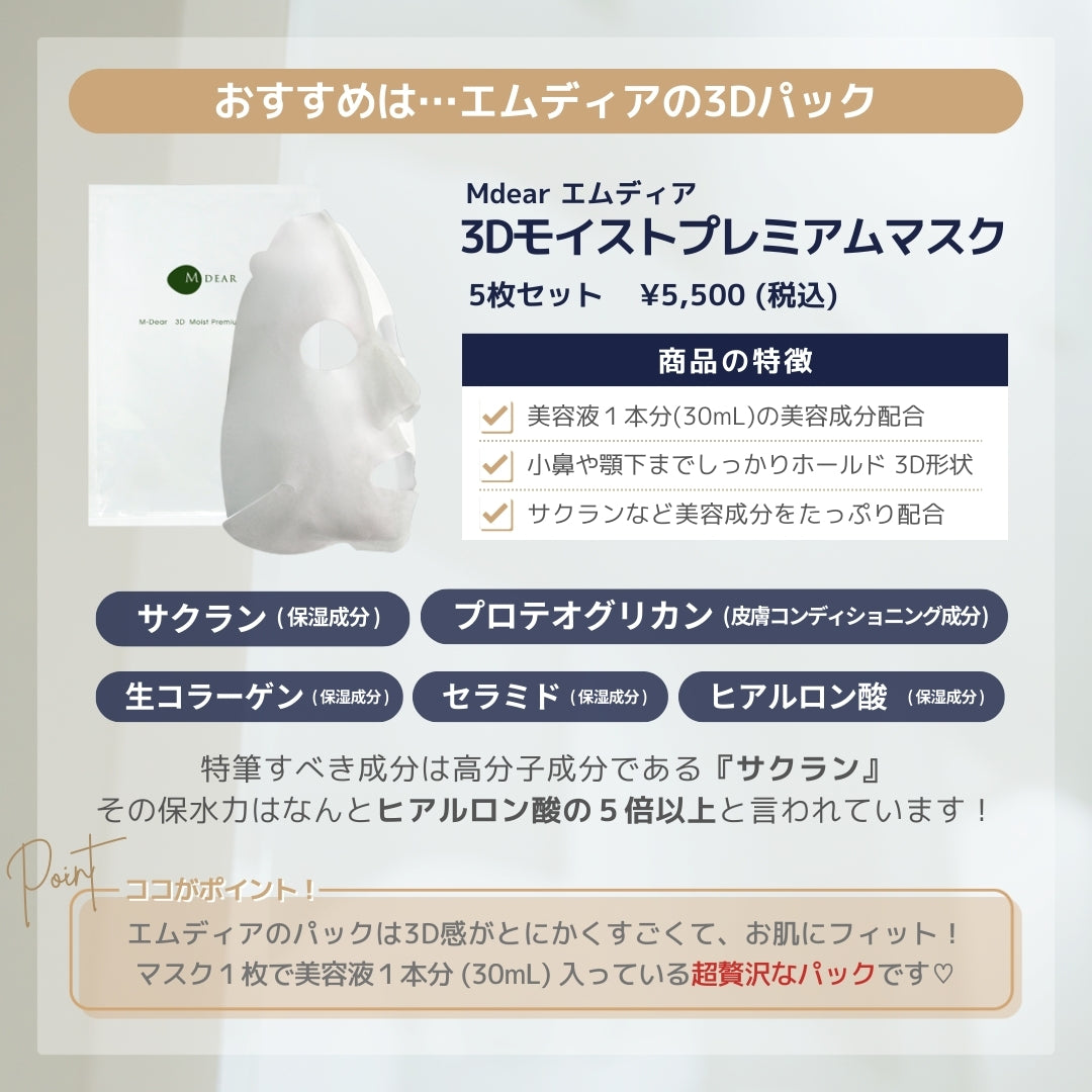 3Dモイストプレミアムマスク | NEXUS ONLINE｜ドクターズコスメ専門