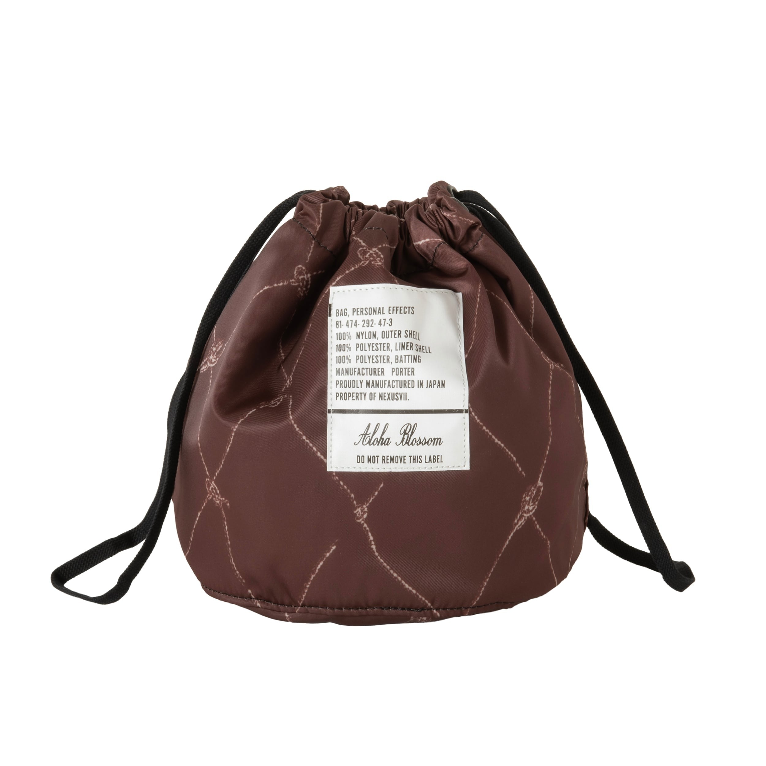 Aloha Blossom × NEXUSVII. × PORTER PERSONAL EFFECTS BAG “NEXUS”