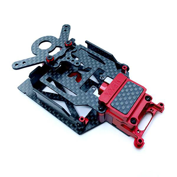 NX-077 NEXX RACING SKYLINE Dual-Lipo Carbon Chassis Conversion Kit